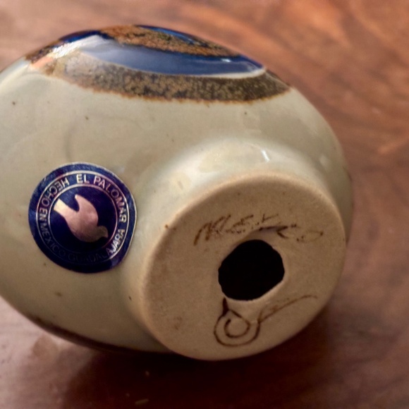 3 Vintage Ken Edwards El Palomar Tonalá Mexico Pottery pcs. Turtle, Cat & Duck. - Picture 9 of 13